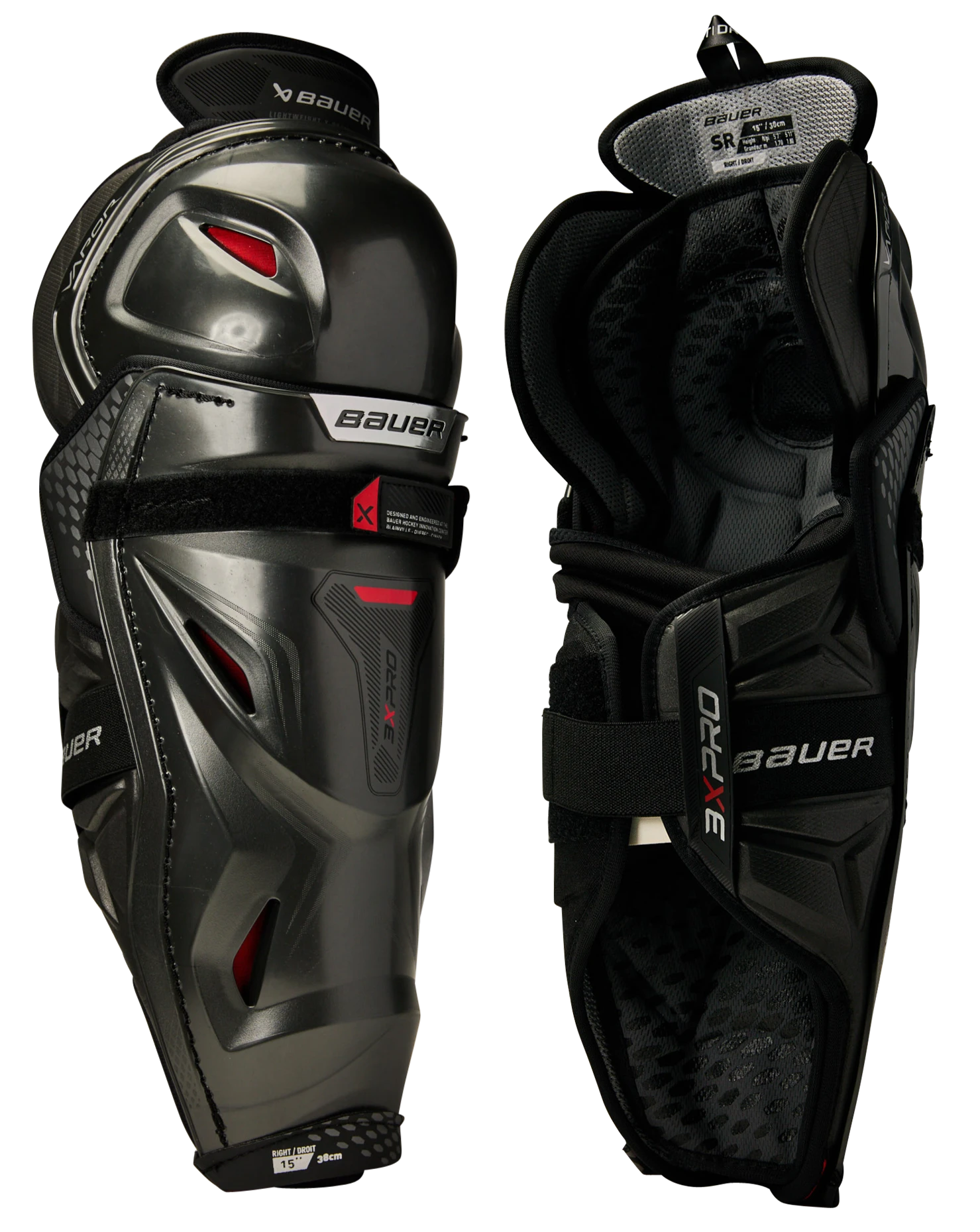 Bauer Vapor 3X Pro Senior Shin Guards 1 Bauer Vapor 3X Pro Senior Shin Guards