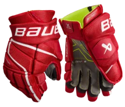 Bauer Vapor 3X Pro Junior Hockey Gloves -Hockey Supremacy Deals Store 3XPRO JR PALM RED1