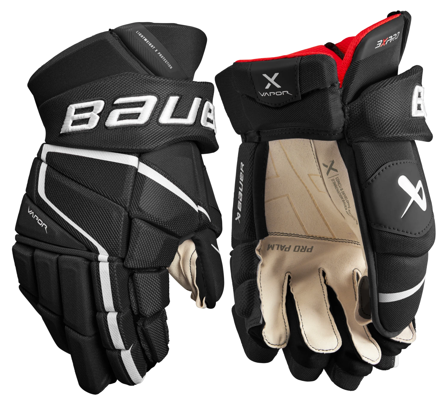 Bauer Vapor 3X Pro Intermediate Hockey Gloves 1 Bauer Vapor 3X Pro Intermediate Hockey Gloves