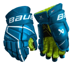 Bauer Vapor 3X Junior Hockey Gloves 18 Bauer Vapor 3X Junior Hockey Gloves -Hockey Supremacy Deals Store 3X JR FRONT BLU1