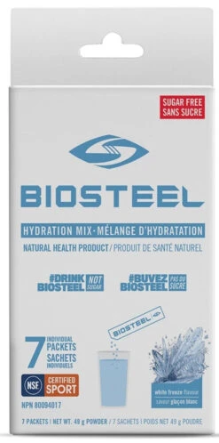 BioSteel High-Performance Sports Hydration Mix (7 Count) -Hockey Supremacy Deals Store 630617 CAN 20Biosteel Hydration 20Mix White 20Freeze 7CT Front