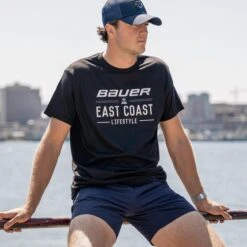 Bauer X East Coast Lifestyle Collab Tee -Hockey Supremacy Deals Store 643954 BLK 03