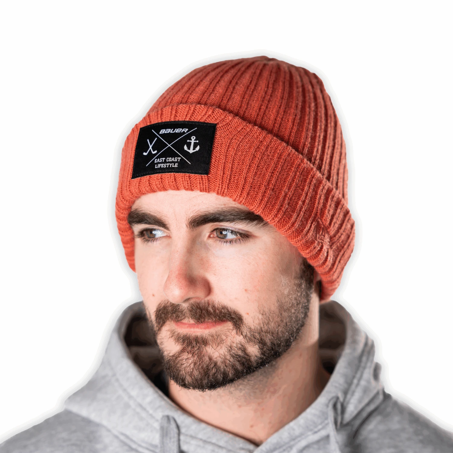 Bauer X East Coast Lifestyle Rib Patch Beanie 2 Bauer X East Coast Lifestyle Rib Patch Beanie - Image 2