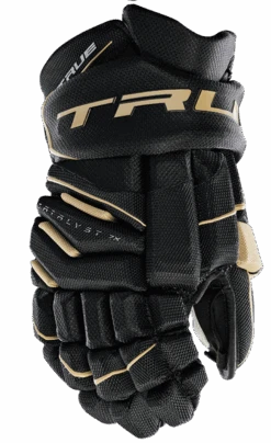 True Hockey True Catalyst 7X Senior Hockey Gloves -Hockey Supremacy Deals Store CT7xGlove Black Gold