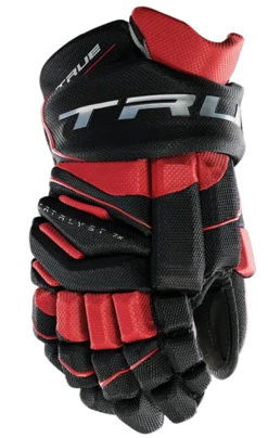 True Hockey True Catalyst 7X Junior Hockey Gloves -Hockey Supremacy Deals Store CT7xGlove Black Red 1