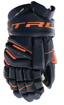True Hockey True Catalyst 7X Junior Hockey Gloves -Hockey Supremacy Deals Store CT7xGlove Navy Orange 1