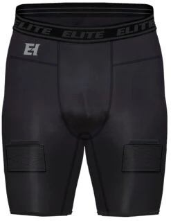 Elite Hockey Compression Short With Jock/Tabs For Men