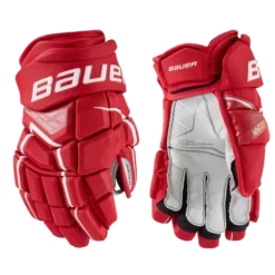 Bauer Supreme Ultrasonic Senior Hockey Gloves 11 Bauer Supreme Ultrasonic Senior Hockey Gloves -Hockey Supremacy Deals Store SUPREMEULTRASONICGloveSenior RED