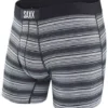 SAXX Ultra Boxer Fly Black Ombre Stripe