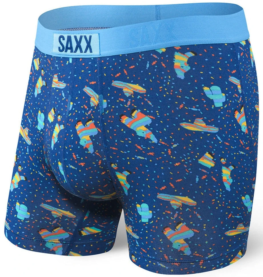 SAXX Vibe Boxer Brief Blue Pinata Bang 1 SAXX Vibe Boxer Brief Blue Pinata Bang