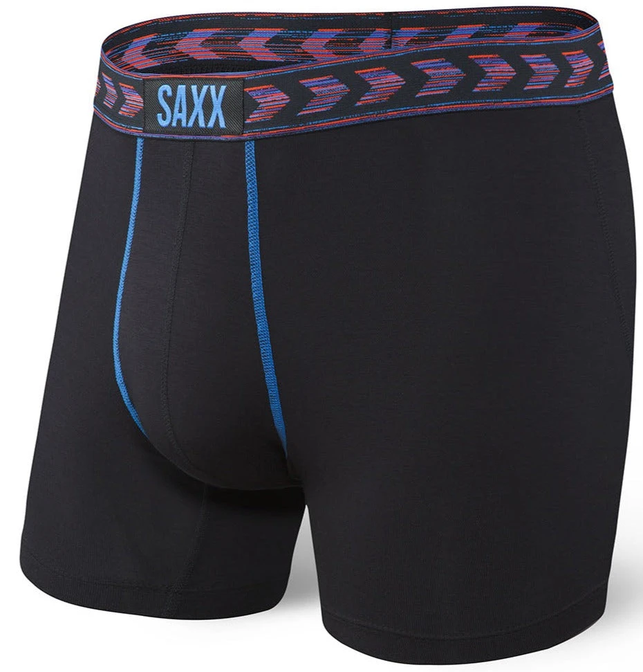 SAXX Vibe Boxer Brief Black Spacedye Chevron 1 SAXX Vibe Boxer Brief Black Spacedye Chevron