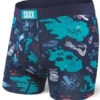 SAXX Vibe Boxer Brief Navy Treasure Map