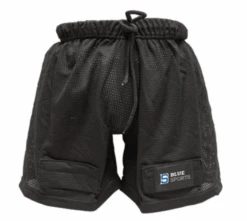 Blue Sports Jock Pro Shorts With Cup And Velcro Junior