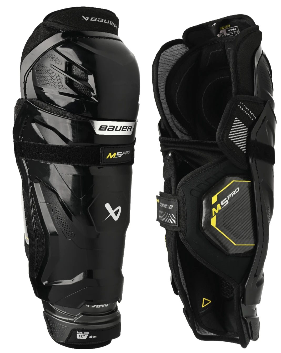 Bauer Supreme M5 Pro Intermediate Shin Guards 1 Bauer Supreme M5 Pro Intermediate Shin Guards
