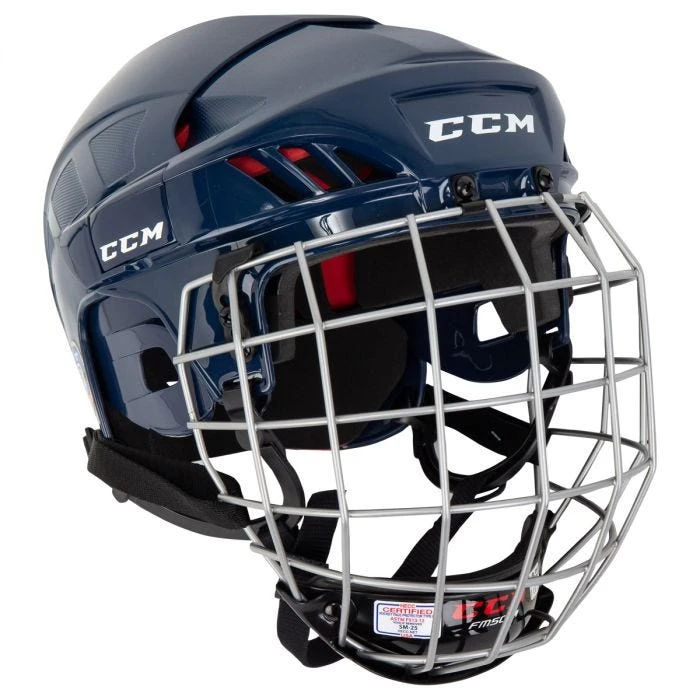 CCM 50 Combo Hockey Helmet 2 CCM 50 Combo Hockey Helmet - Image 2