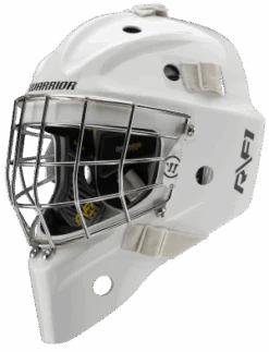 Warrior RF1+ Senior Goalie Mask -Hockey Supremacy Deals Store rf1spm0wh war 01 i