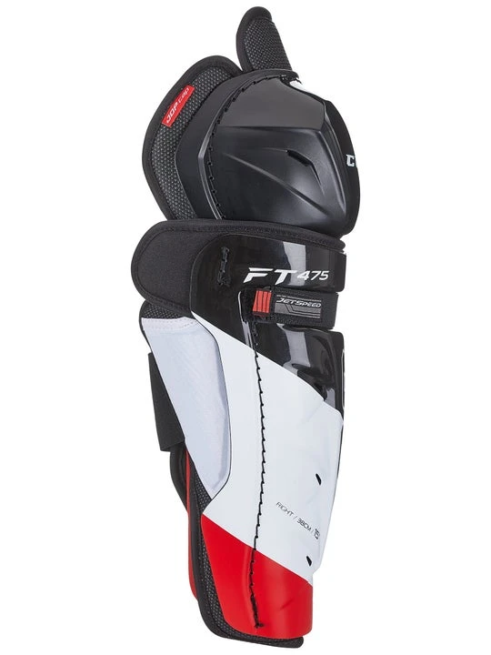 CCM JetSpeed FT475 Junior Shin Guards 2 CCM JetSpeed FT475 Junior Shin Guards - Image 2