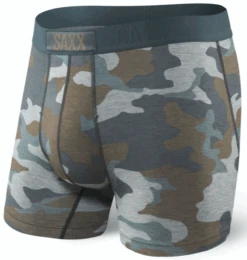 SAXX Vibe Boxer Modern Fit Grey Supersize Camo