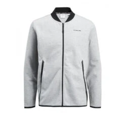 True Hockey X Jack & Jones Rub Sweat Zip Baseball -Hockey Supremacy Deals Store true rub sweat zip baseball grey