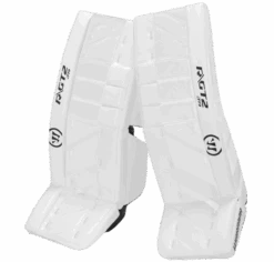 Warrior Ritual GT2 Junior Goalie Pads (w/ Knee Pads) -Hockey Supremacy Deals Store warrior ritual gt2 junior goalie pads white