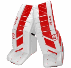 Warrior Ritual GT2 Pro Senior Goalie Pads (w/ Knee Pads) -Hockey Supremacy Deals Store warrior ritual gt2 pro goalie pads white red